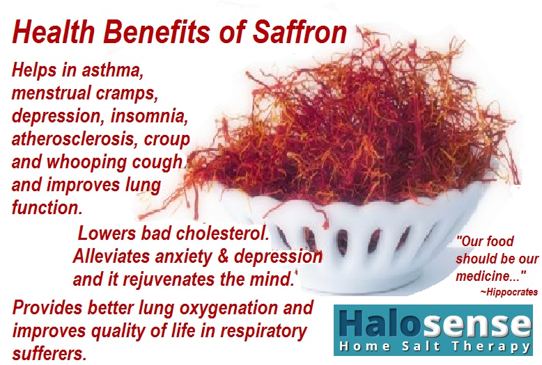 Health Benefits of Saffron in Breathing Difficulty and Shortness of Breath